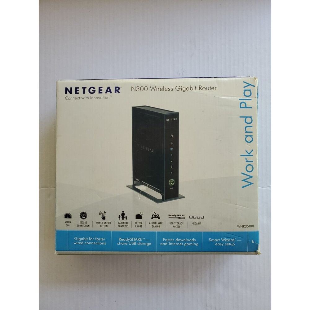 NEW Netgear N300 Wireless Gigabit Router WNR3500L